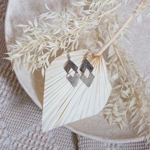 Kubariki Earrings -  chevron - JustOne