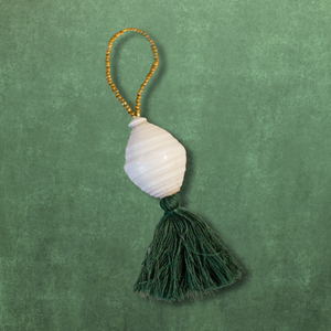 Green Tassel Christmas Ornaments