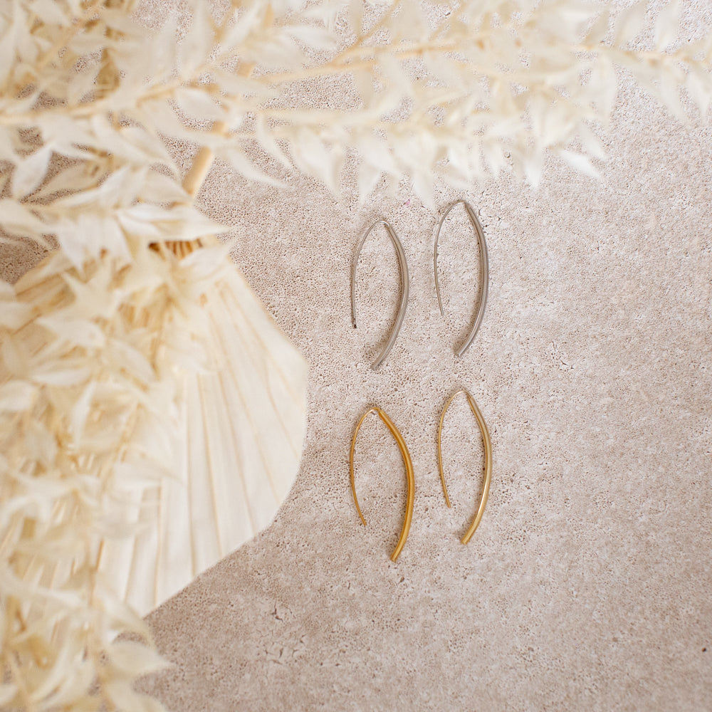 Heshima Earrings - Open Hoop